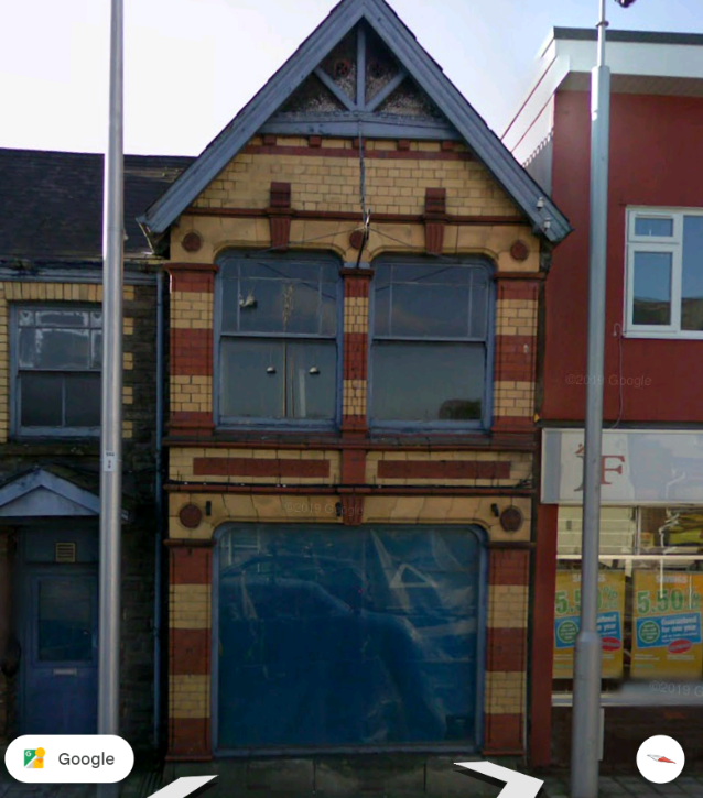 Window with plastic sheet in 2008